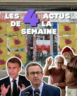 1 - On met la réforme à la retraite - Du moins jusqu’à l’élection Présidentielle de 2027. Cette mesure, annoncée ce 14 octobre à l’Assemblée nationale par Sébastien Lecornu divise. C’est une grande victoire pour certains partis (le PS en tête) et syndicats comme la CFDT et la CFTC mais seulement un petit pas pour d’autres, comme la CGT et FO qui soulignent la nécessité d’abroger totalement cette réforme, et de ne pas se contenter de la suspendre. Un gel temporaire qui a déjà des effets selon France Bleu.
2 - Beaucoup de bruit pour rien - En 2019, face à la crise des Gilets jaunes, Macron a organisé le “Grand Débat”. Afin de rétablir le dialogue entre le gouvernement et les citoyens, des milliers de “cahiers de doléances” avaient été récoltés. Doléances depuis mises au placard dans les archives départementales. Six ans plus tard, des élues (@Marie Pochon), associations et chercheur-euses continuent de défendre cette parole citoyenne. Ou de l’analyser. A l’image de la linguiste Manon Pengam, à lire dans Ballast.
3 - Une dernière pour la route - Avant de quitter ses fonctions au gouvernement, Bruno Retailleau rehausse la difficulté de l’examen citoyenneté (TCF) pour les étrangers. Le 10 octobre, 2 jours avant la fin de son mandat, l’ex ministre de l’intérieur pose de nouvelles conditions pour les étrangers désireux d’obtenir leur carte de séjour. Un coup bas dénoncé dans Ouest France par des associations. La même semaine, un rapport de l’ONU dénonce le traitement français des mineurs isolés étrangers, lit-on dans l’Humanité.
4 - Ça ne tient plus ! Face à la baisse des financements, le Mouvement associatif descend dans la rue, et il n’est pas seul. Le 11 octobre, 300 actions de mobilisations sont menées à travers la France pour alerter sur l’urgence financière. “Sans association, il n’y a pas d’action publique en protection de l’enfance ou dans le champ du handicap” rappelle le président de l’Uniopss dans Carenews. Ce ne sont pas moins de 700 000 associations qui sont touchées.
Infographie : @just.in_kssi // MOB