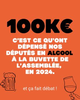 Un rapport parlementaire prône l’interdiction de l’alcool à la buvette de l’Assemblée. On ne sait pas trop quoi en penser. Mais sachant que la plupart des citoyens ne peuvent pas boire sur leur lieu de travail, nos députés doivent-ils montrer l’exemple ? D’autant que ces dépenses sont à 90% faites avec leurs « frais de mandats ». 

En tout cas, nous, on ne vous en demande pas tant ! Et pas pour picoler : on édite un magazine « anniversaire » des deux ans de MOB, et on produit des contenus pour raconter la démocratie. 

Le lien pour nous soutenir en bio ! On trinque à ça ?