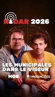 Le 15 mars aura lieu le premier tour des #municipales 2026. Et pour l’occasion, @mob_democratie et @mediacitesinvestigation s’associent et lancent 𝗥𝗮𝗱𝗮𝗿 𝟮𝟬𝟮𝟲. Des vidéos pour mettre les élus et futurs candidats à l’épreuve de leurs engagements.
Une 𝘀𝗲́𝗿𝗶𝗲 𝗱𝗲 𝘃𝗶𝗱𝗲́𝗼𝘀 en trois volets :
1- expliquer l’importance de cette échéance électorale, tant au niveau local que national. Des vidéos d’explication courtes pour vous intéresser à ce sujet.
2- Un bilan des mandats en cours dans les villes où Mediacités est installé. Un point sur les promesses tenues, les échecs et les potentiels abus des listes sortantes.
3- Battre la campagne ! Forts de l’ancrage local de Mediacités, nous essayerons de mettre en perspective de grandes tendances électorales comme des temps forts à Lille, Lyon, Nantes et Toulouse.
Le tout, grâce au soutien du @fondspresselibre . On a hâte de vous faire découvrir l’épisode 1, dès la semaine prochaine. Et, en attendant, Benjamin Peyrel et @elliot_clarke_01 vous expliquent tout !